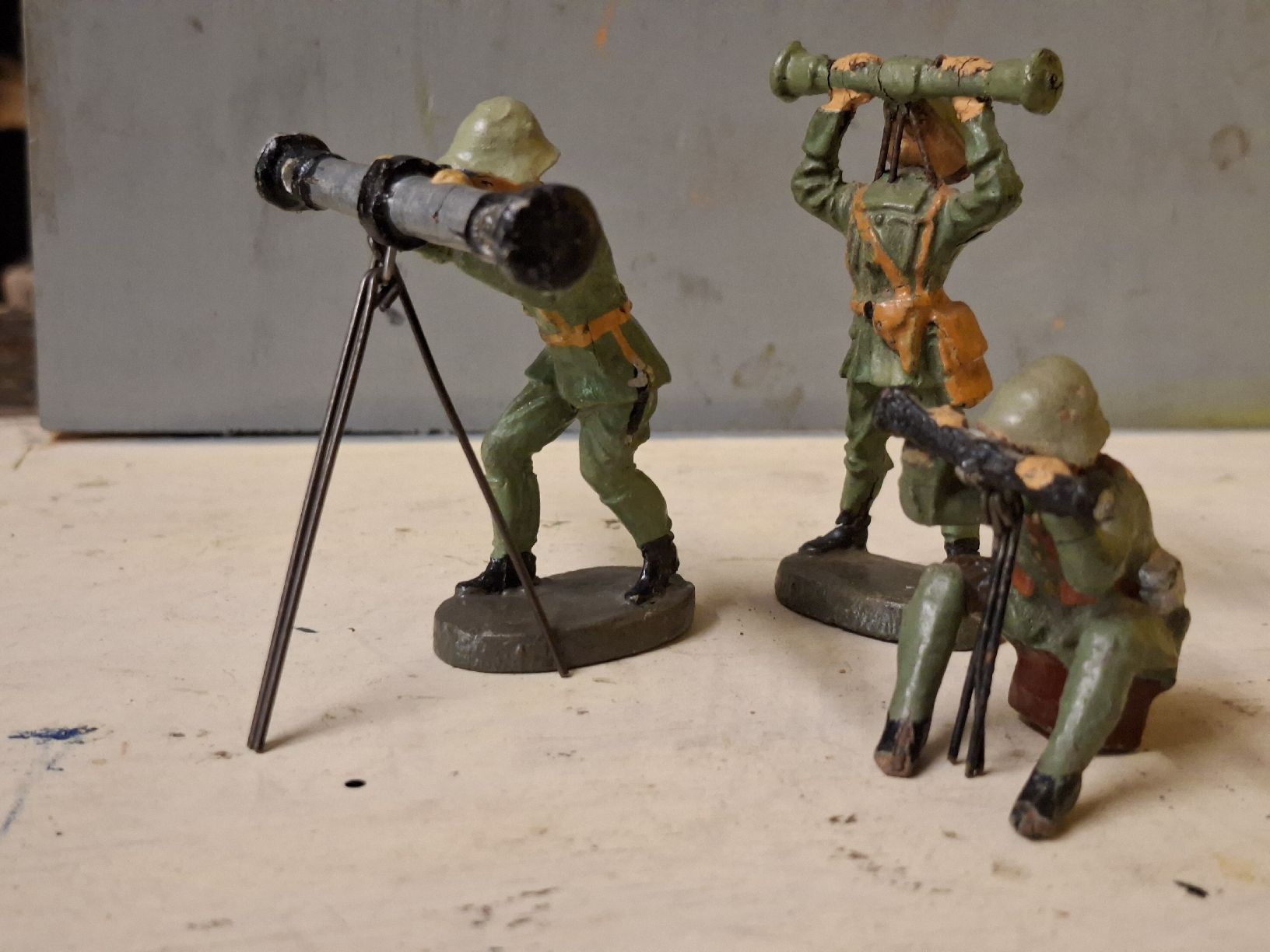 Giocattoli: 3 Observateurs d'artillerie differents – Usato da Monthey venduto da Jmbois 1