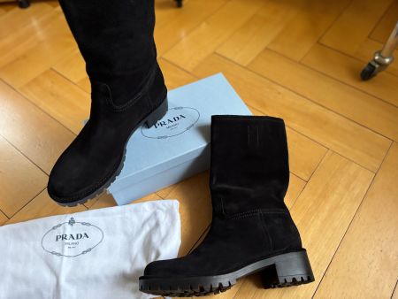 Prada Boots, cool,1xgetragen,wie neu, Gr.39, cool,NP: 890.-