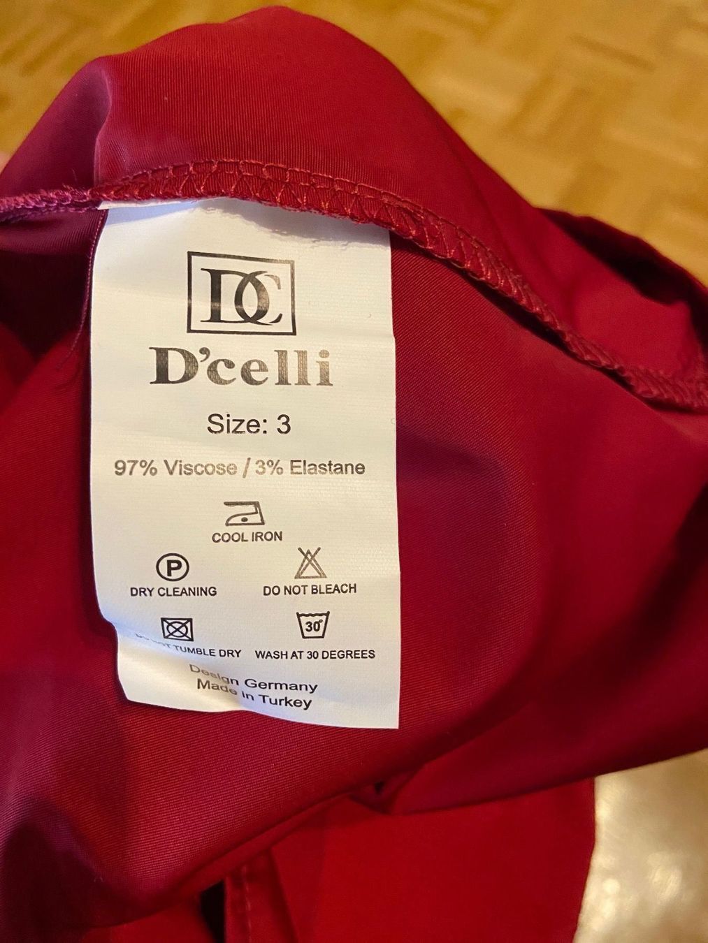 Giacche: D‘celli Jacke rot – Nuovo (secondo la descrizione) da Frenkendorf venduto da Minachi 4