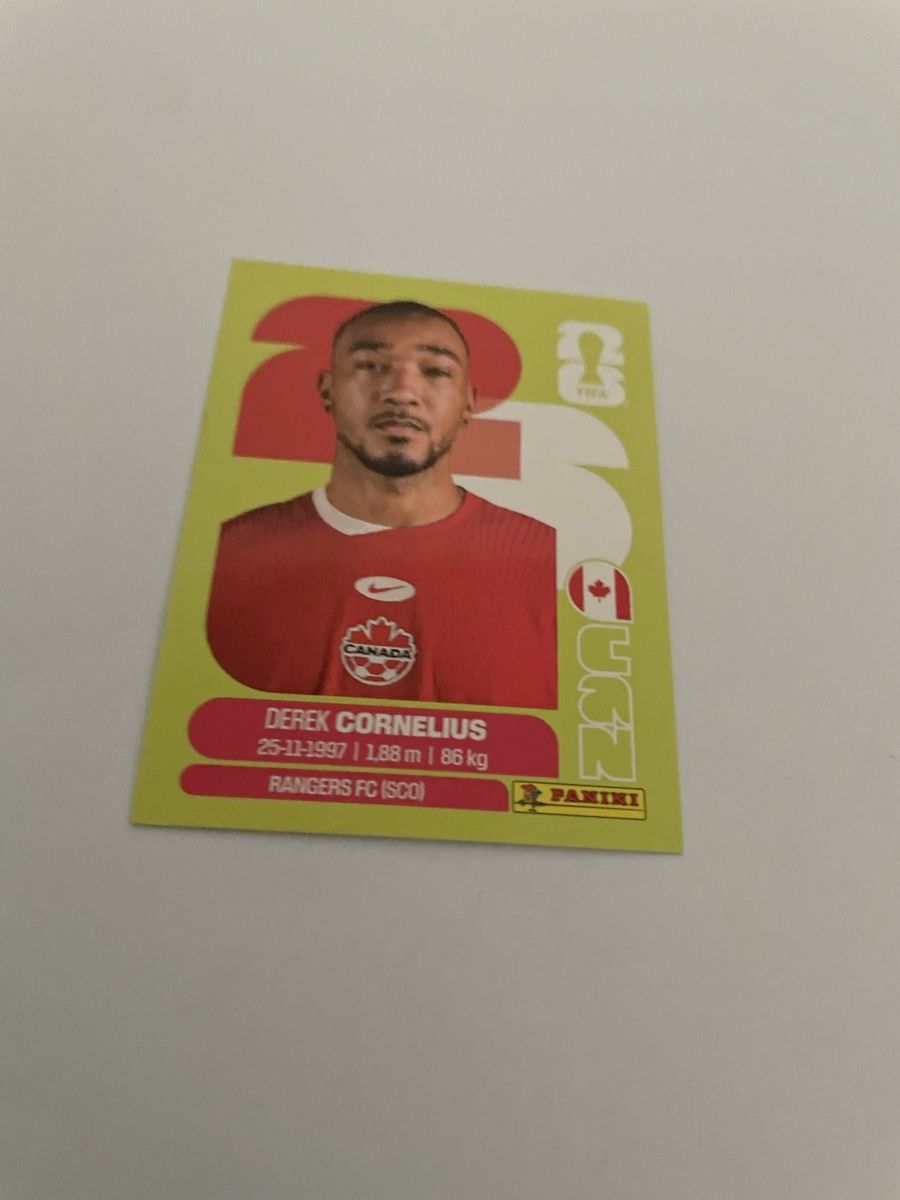 Panini Cartes à collectionner: FIFA WM 2026 Derek Cornelius CAN 7 – Neuf (Voir description) à Winterthur par Cobraforce