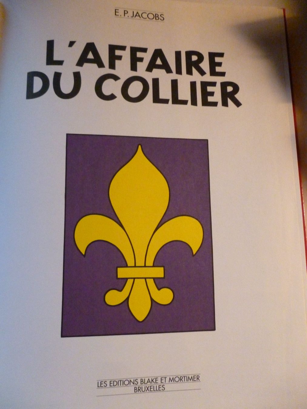 Comics: Blake et Mortimer  L'affaire du collier  E.P. Jacobs  Bd – Gebraucht aus Montreux von dodeskaden 1