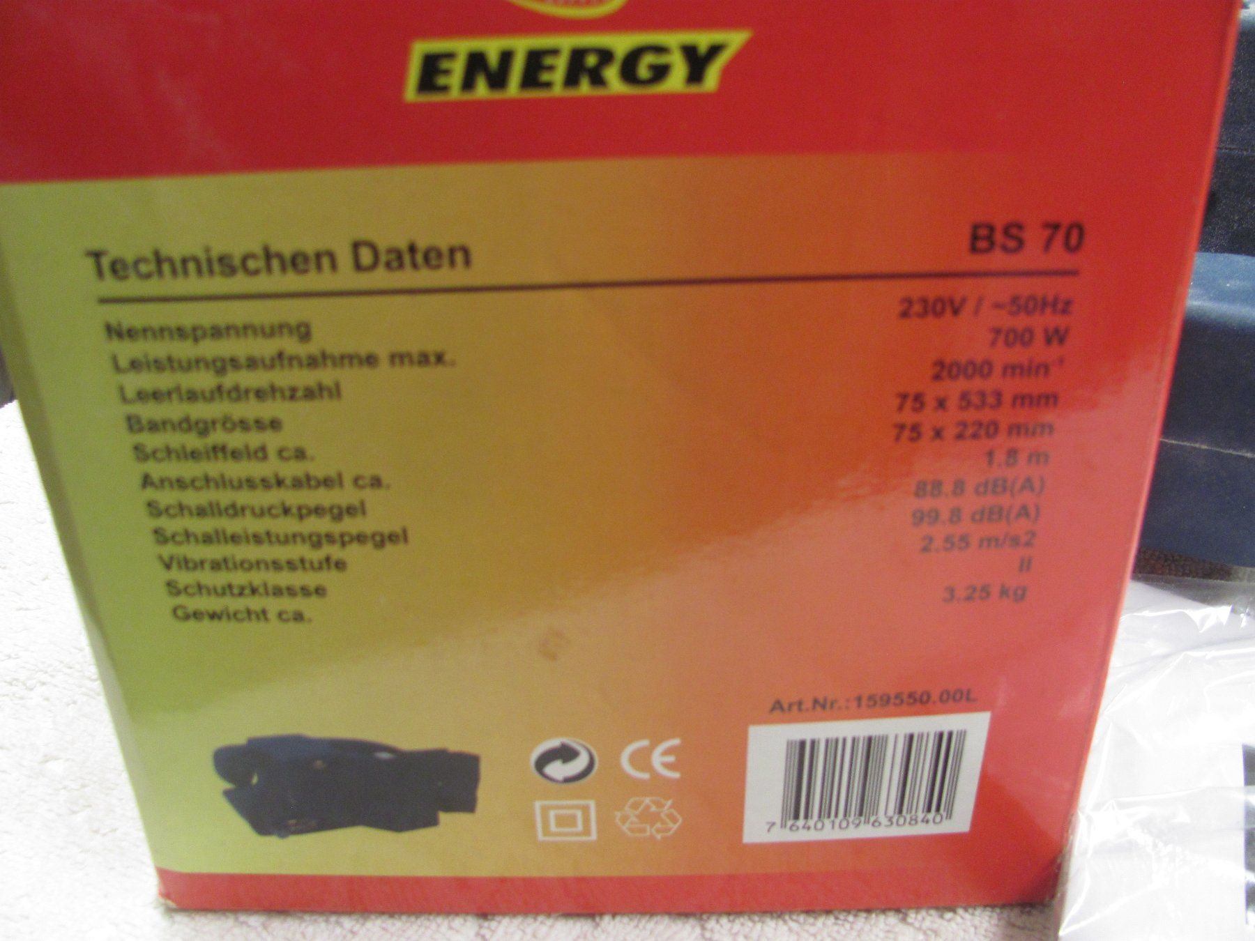 Schleifen & Polieren: Bandschleifer BS70 + 3 Schleifbänder - läuft – Gebraucht aus Malters von monarkli 1