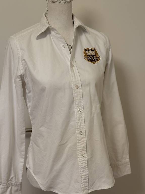 Ralph Lauren Blusen: Ralph Lauren Hemd Bluse XS 34 weiss – Gebraucht aus Küssnacht am Rigi von car_9p8w