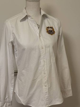 Ralph Lauren Hemd Bluse XS 34 weiss