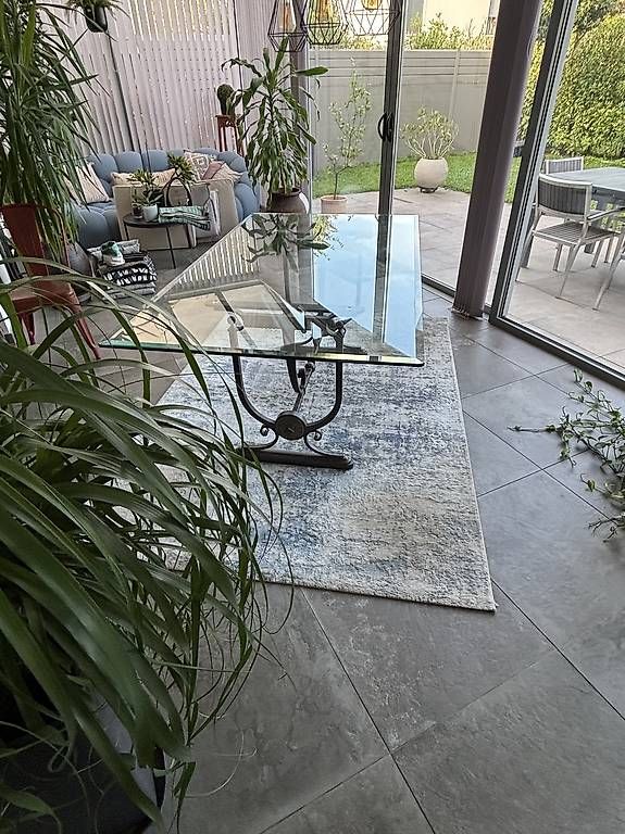 Tables: Table verre pied bronze   – D'occasion à Vessy par dolphintower 4