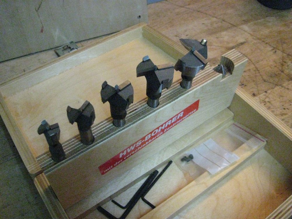 Forstnerbohrer Set – 3 Größen (1/8", 3/32", 7/64") Mit Sechskantschaft, Inkl. Zubehör Für Scharnierbohrungen, Selbstzentrierend