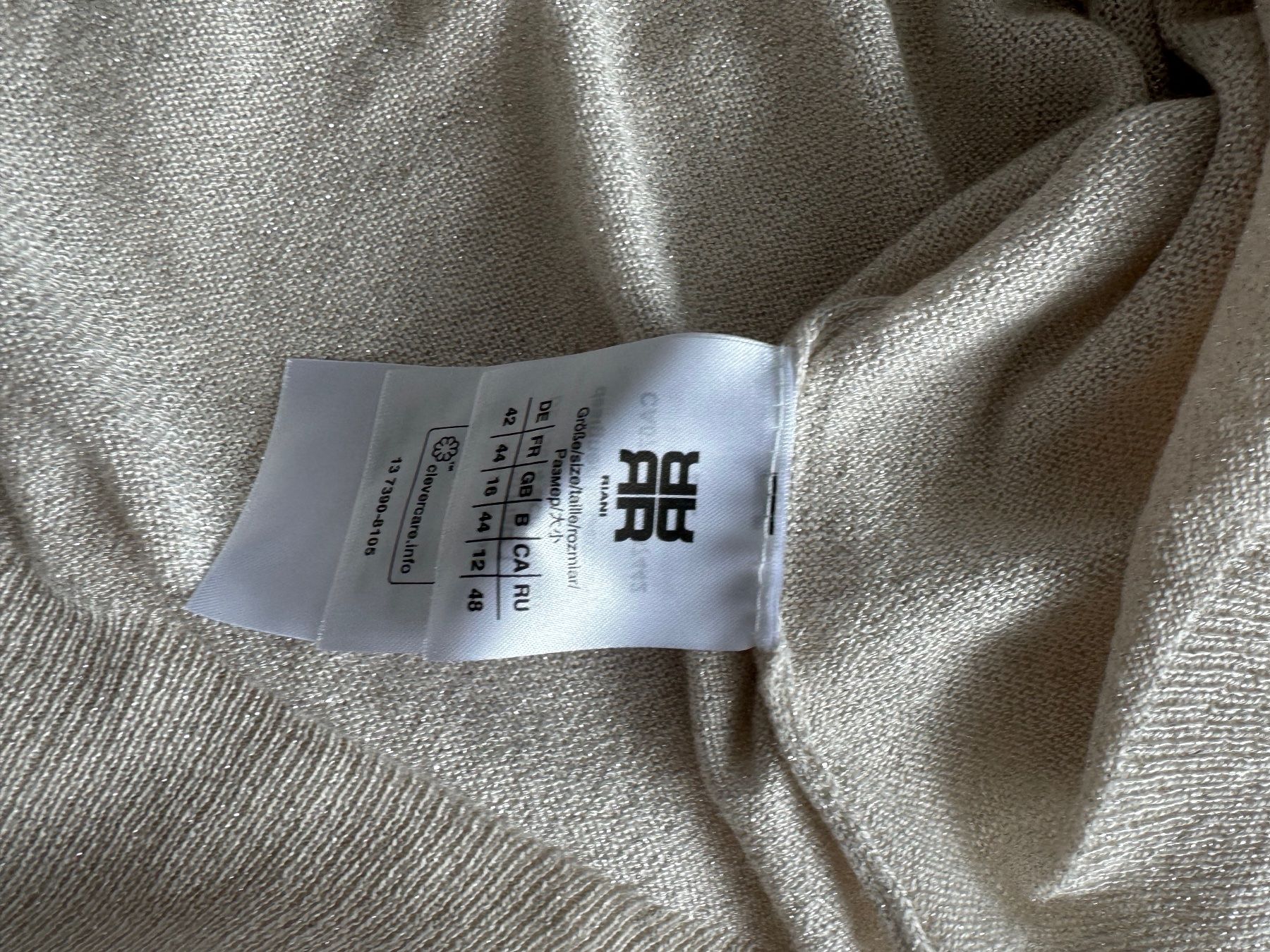 Riani Maglioni & Felpe: RIANI Cruise Collection Pullover Creme Lurex Strick Gr42 NEU – Usato da Zuerich venduto da Moochie 8