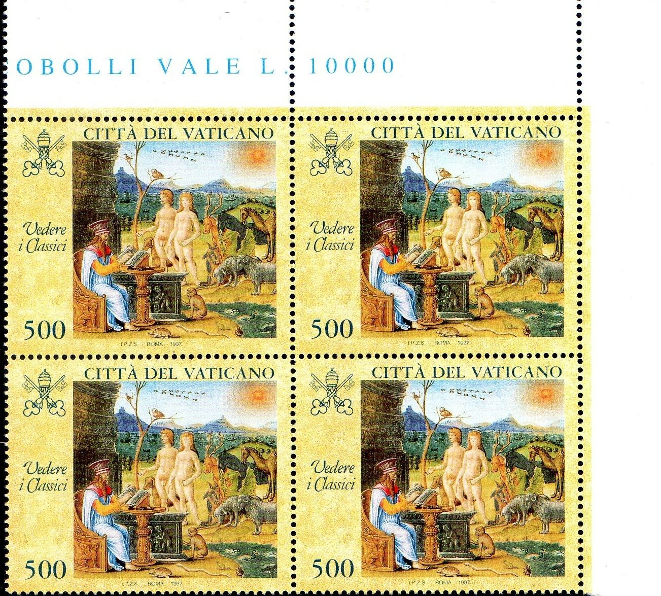 Tutti i francobolli: ** POSTFRISCH ** VEDERE I CLASSICI 4ERBLOCK 1997 - VA30 – Nuovo (secondo la descrizione) da Losone venduto da EM2019
