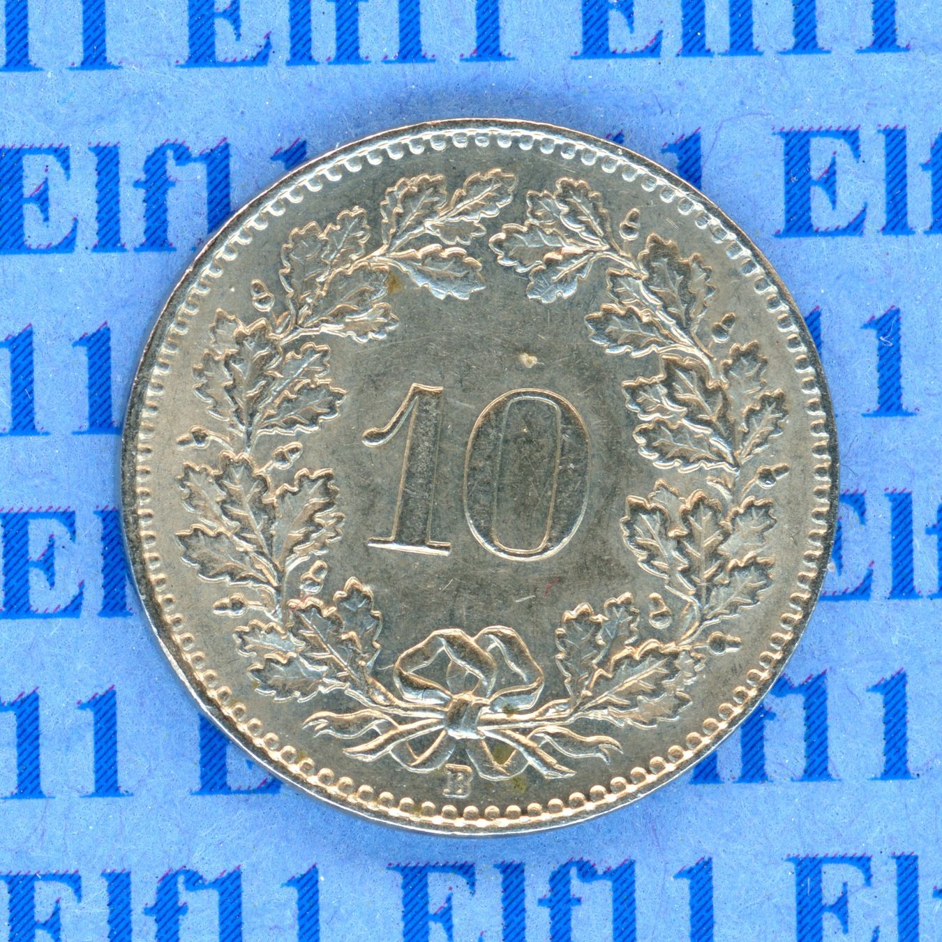 Tutti le monete: CHF___0.10 1961 -unz 10 Rappen – Usato da Widnau venduto da Elf11 1
