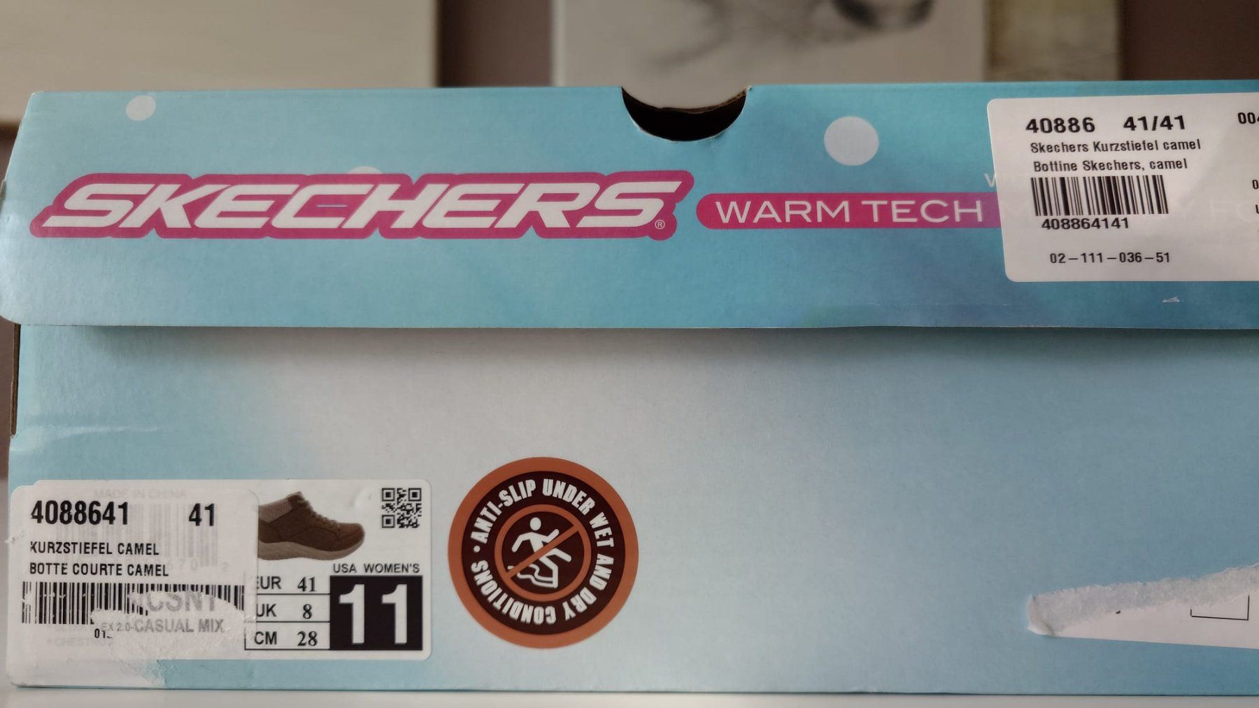 Skechers Scarpe da donna: Skechers Kurzstiefel Camel Grösse 41 – Nuovo e nell'imballaggio originale da Riehen venduto da katep75 3