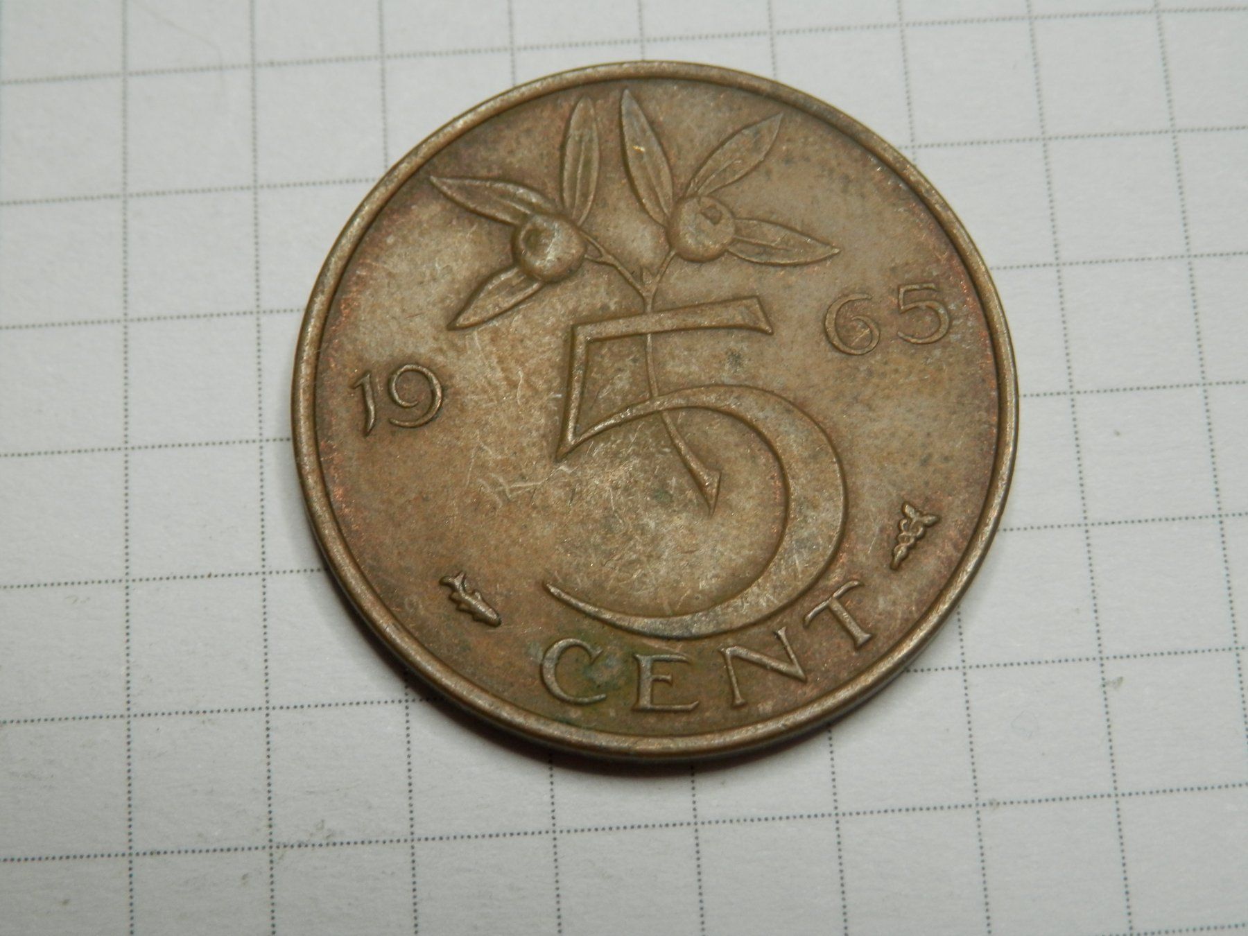 Tutti le monete: Niederlande 5 Cent, 1965 – Usato da Weiach venduto da weiach81 1
