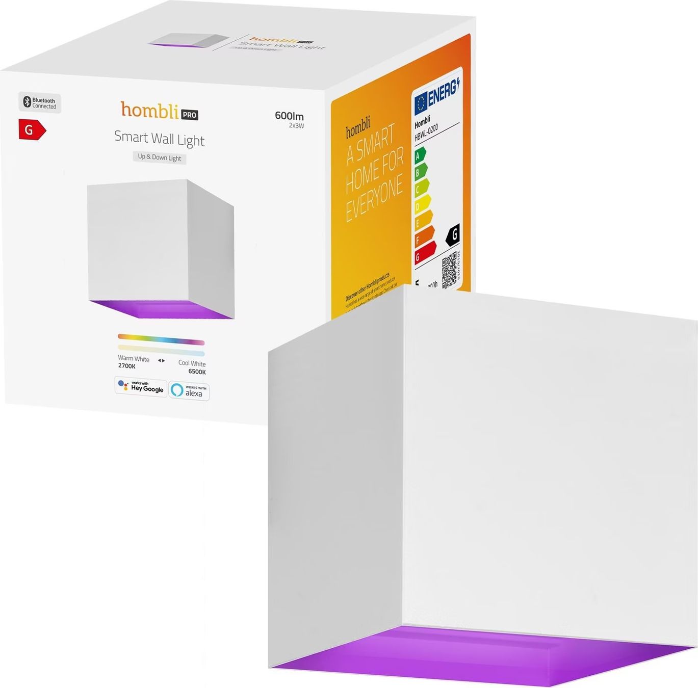 Lampade: Hombli Smart Outdoor Wall Light V2, White – Nuovo e nell'imballaggio originale da Niederuzwil venduto da S.J.21 1