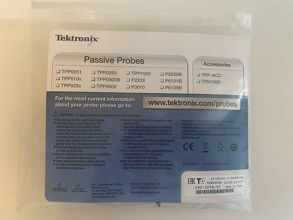 Messen: Neu: Tektronix TPP0500B Tastkopf – Neu und originalverpackt aus Allschwil von Dan1711 1