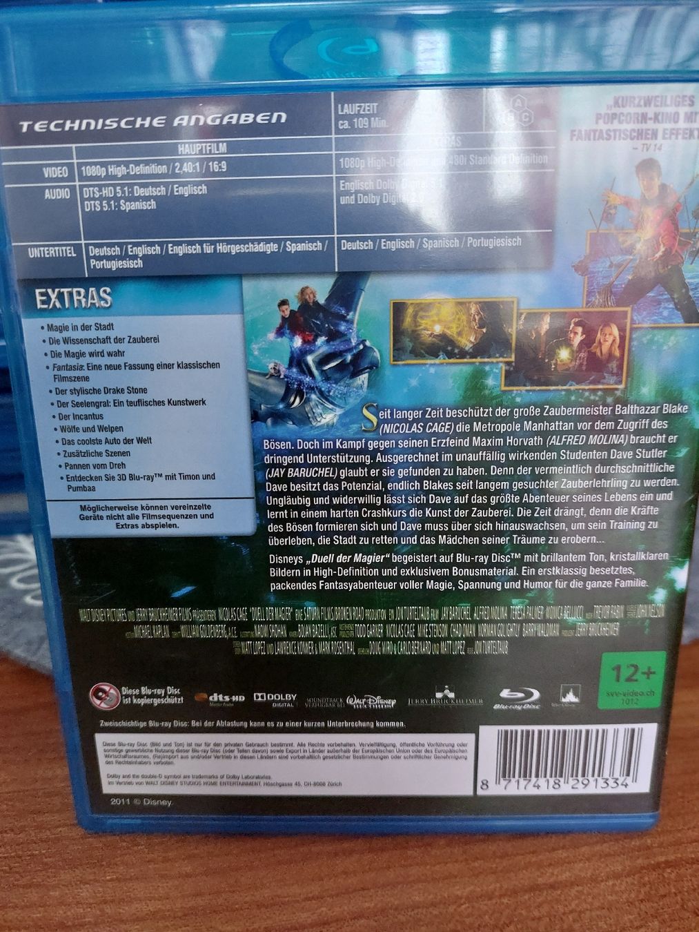 Tutti i DVDs: Duell der Magier auf Blu-Ray mit Nicolas Cage – Usato da Aarberg venduto da Happy058 1