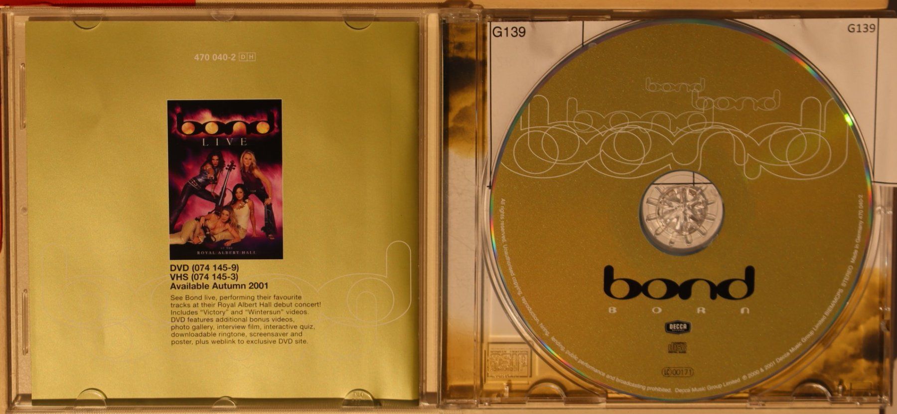 CDs: Bond – Born – Gebraucht aus Luzern von CONTENTI 1