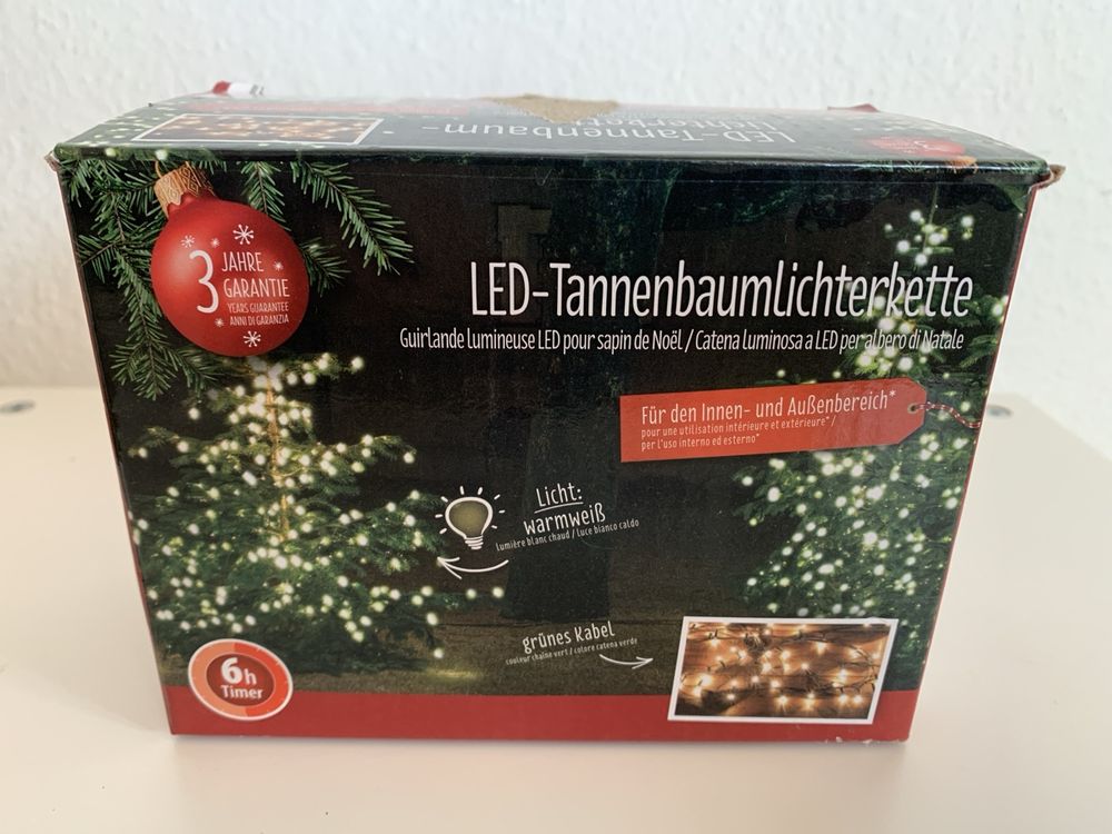 NEUE LED Lichterkette für Baum 120 Lämpchen, mit Timer | Kaufen auf Ricardo