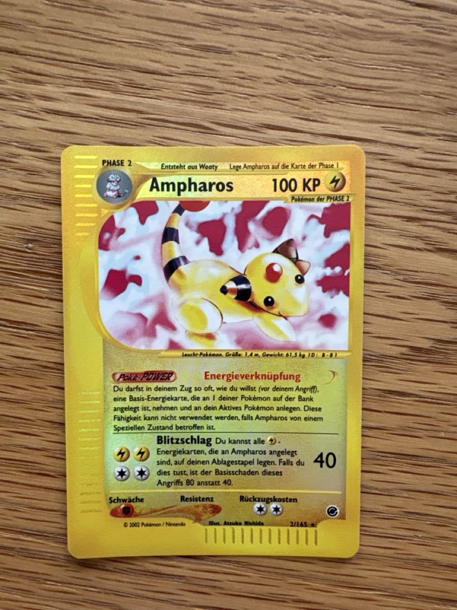 Pokémon Carte collezionabili: Pokemon, Ampharos, Reverse Holo, Expedition – Usato da Zürich venduto da el_marcel
