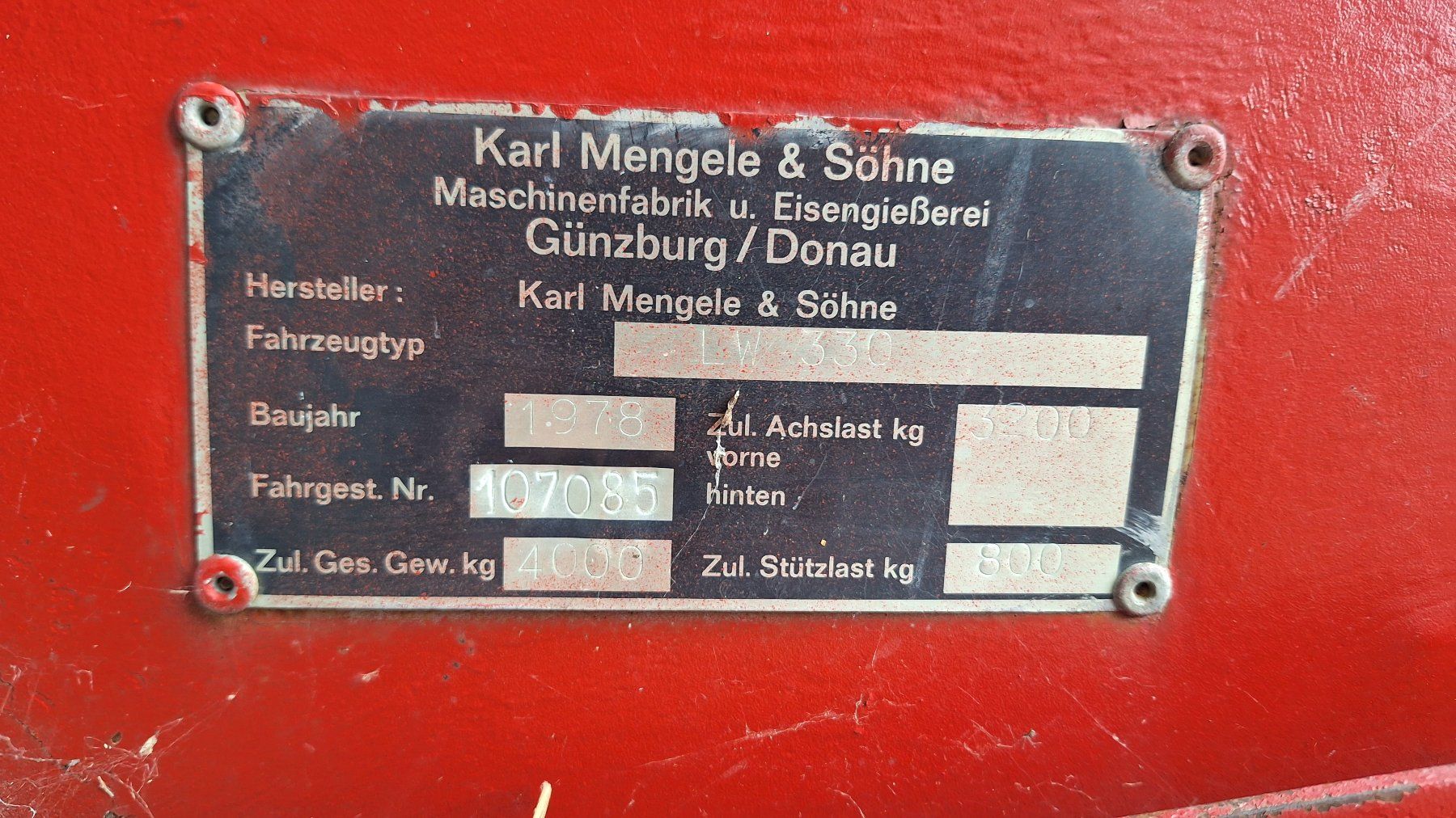 Mengele Remorques: Ladewagen Mengele – Défectueux à Schüpfheim par Fiatagripower 1