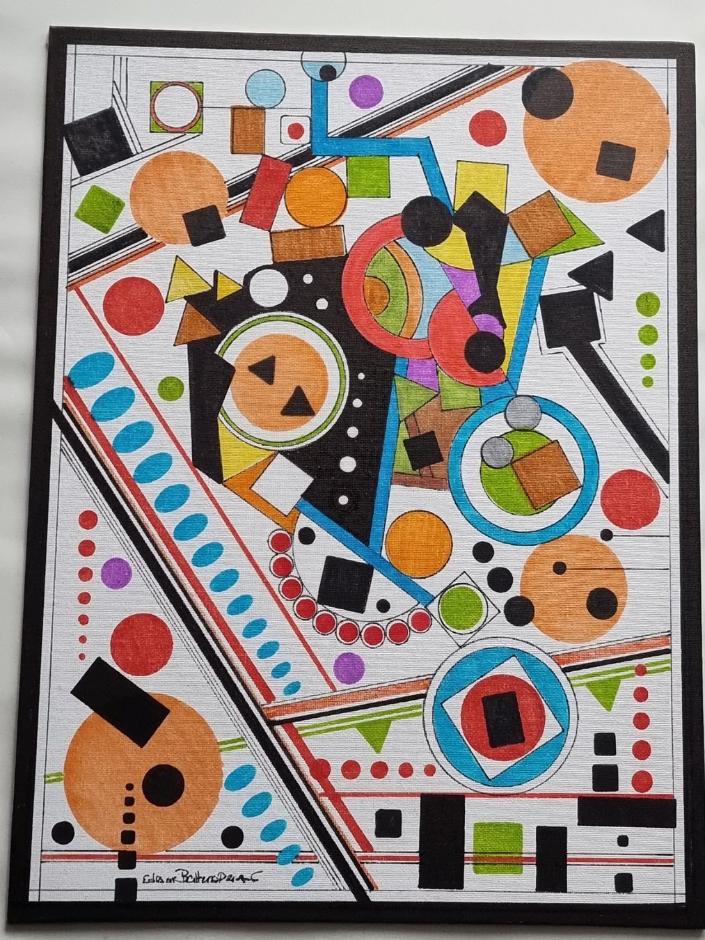 Dipinti: EDGAR BALTENSPERGER ORIGINAL ACRYL AUF LEINWANDKARTON 40X30 – Usato da Gersau venduto da kunst-online