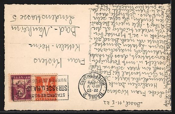 Cartes postales: Basel, Missionsstrasse, Spalentor, Stras – D'occasion à Berlin par bartko-reher 1