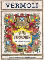 Etikette (gross) - Vino Vermouth "Vermoli" /bd