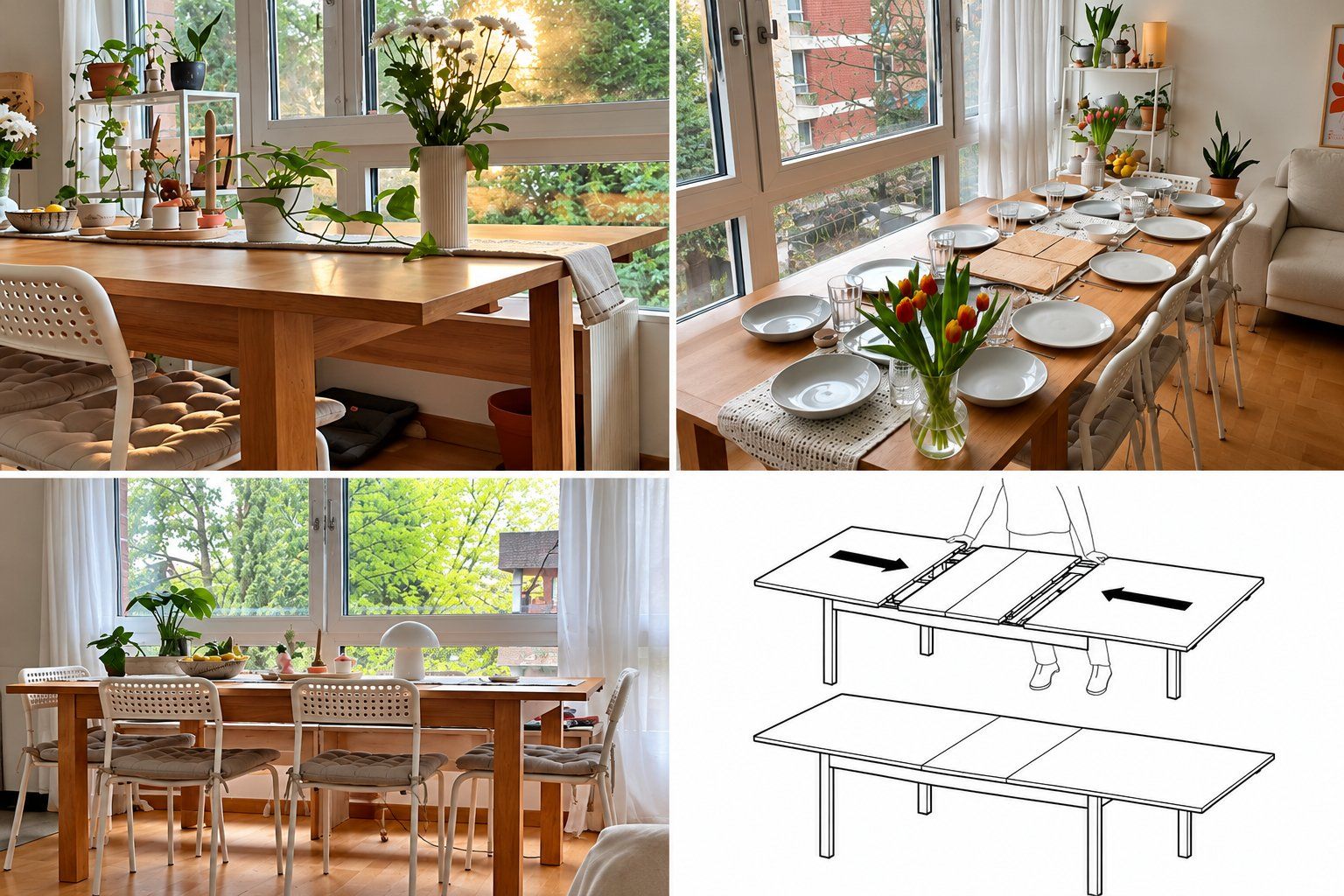 Ikea Tische: Extendable Dining Table – Gebraucht aus Basel von dcd_86gh
