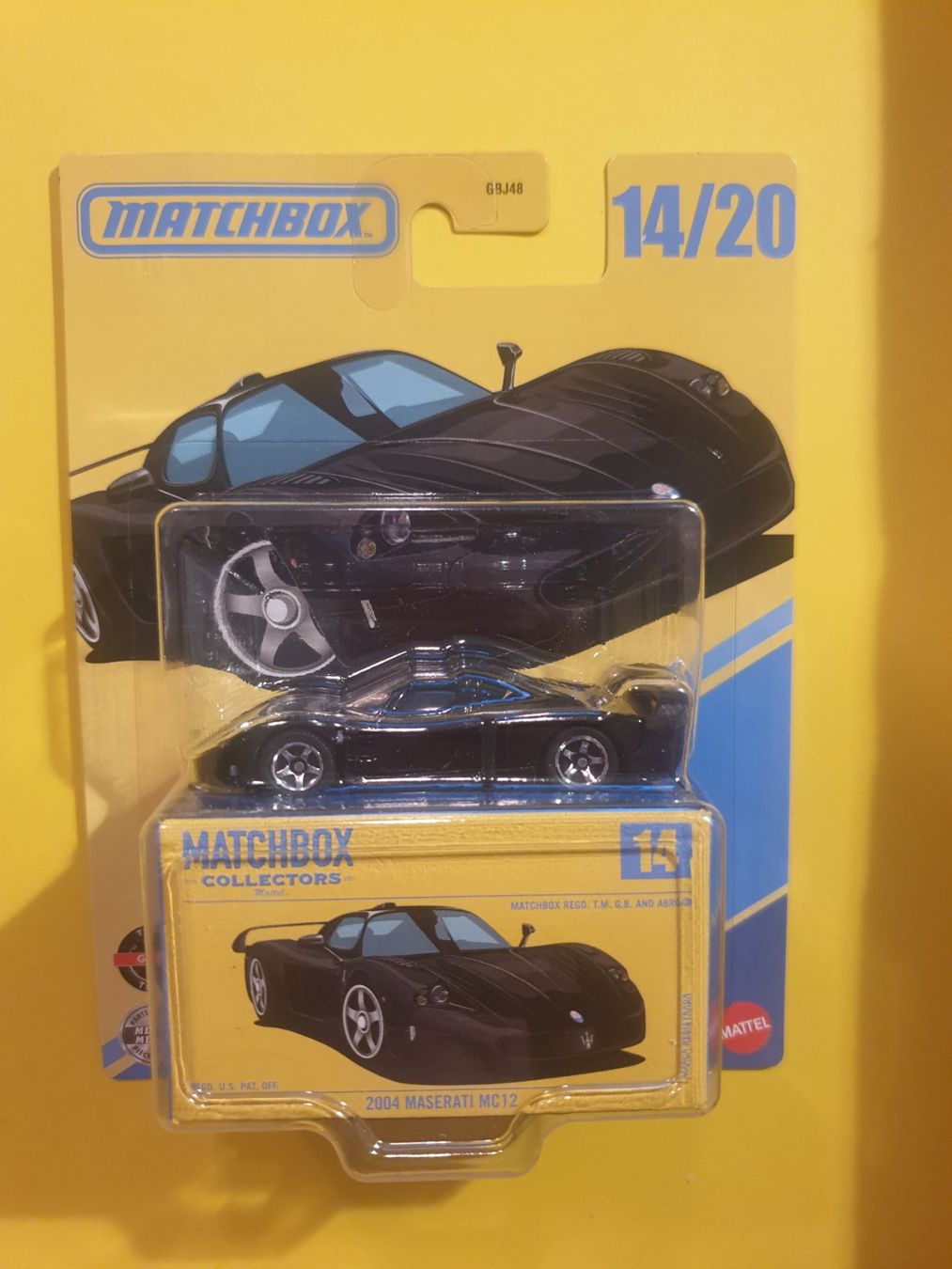 Matchbox Modellini d'auto: Matchbox 2004 MASERATI MC12 – Nuovo e nell'imballaggio originale da Oftringen venduto da Rotor