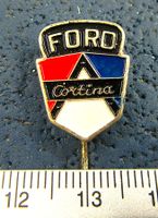 FORD CORTINA AUTO LOGO ANSTECKNADEL GEPRÄGT VINTAGE OLDI