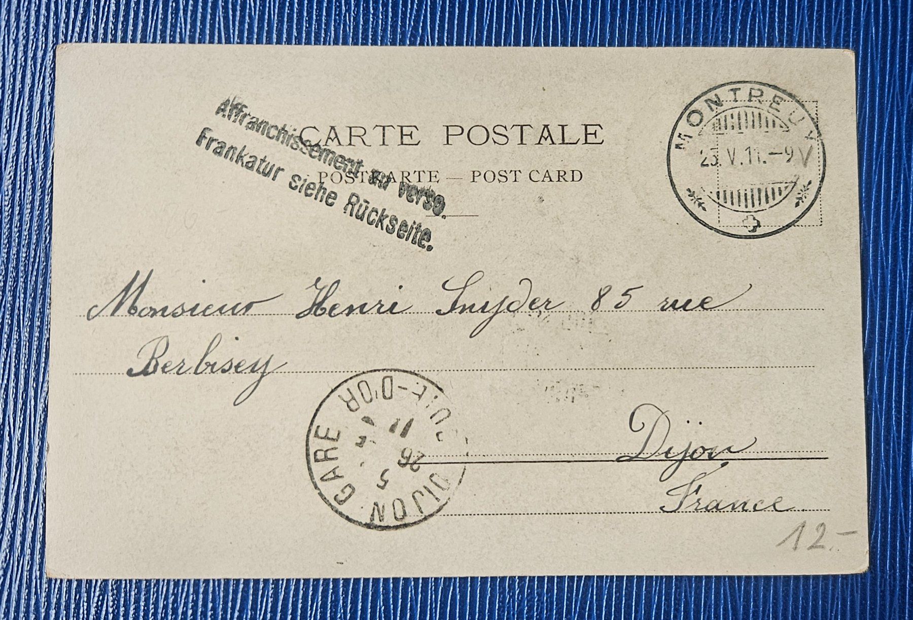 Cartoline postali: AK Antike  Schiffsanlegestelle MONTREUX – Usato da Tenniken venduto da tententen30 1