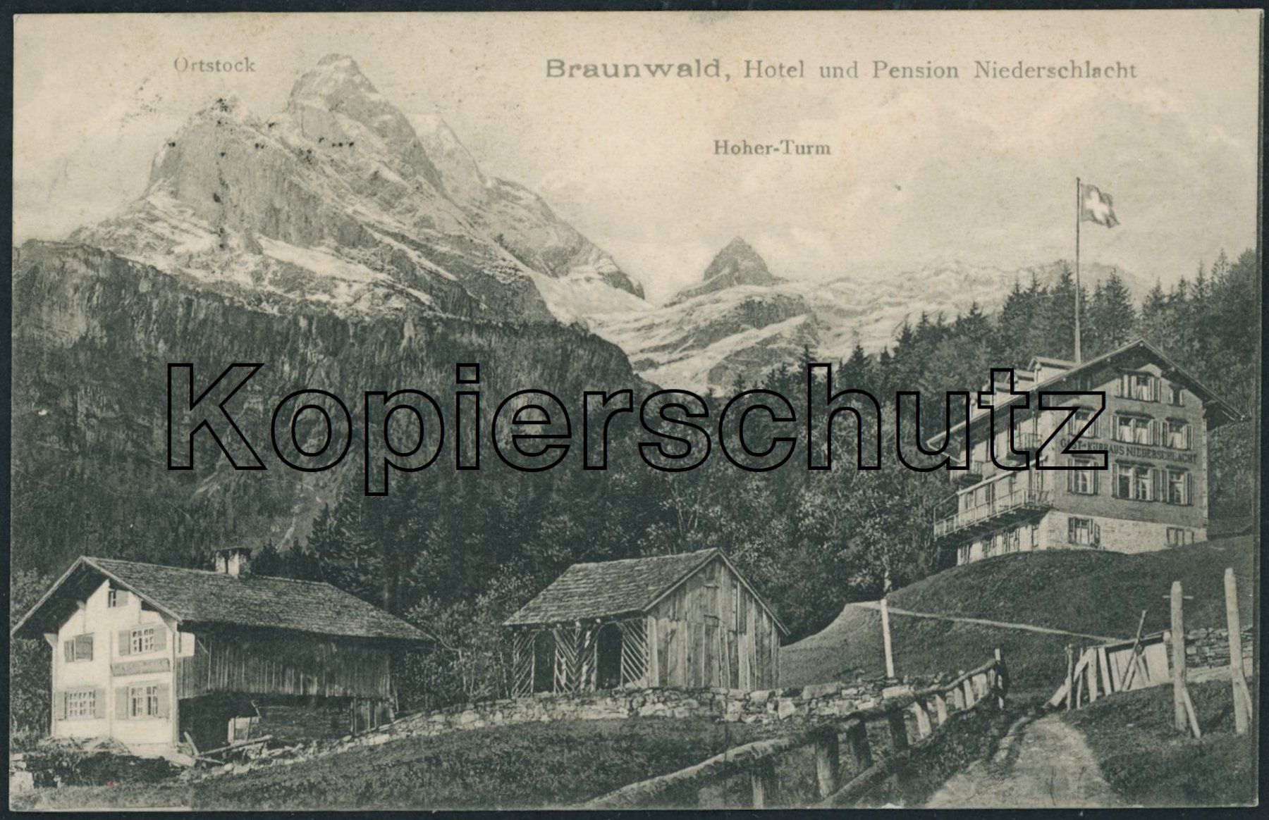 Cartoline postali: GL Braunwald – Usato da Schindellegi venduto da leecollect