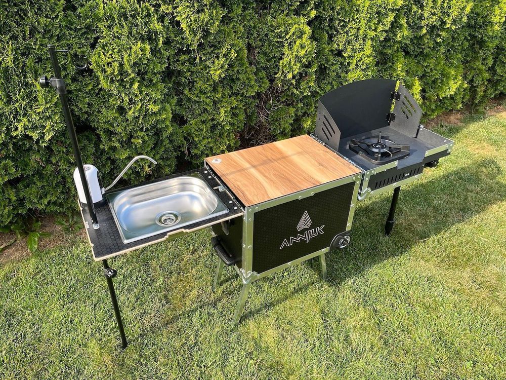 LXLTLB Outdoor Camping Küche, Campingküche Küchenbox Faltbar