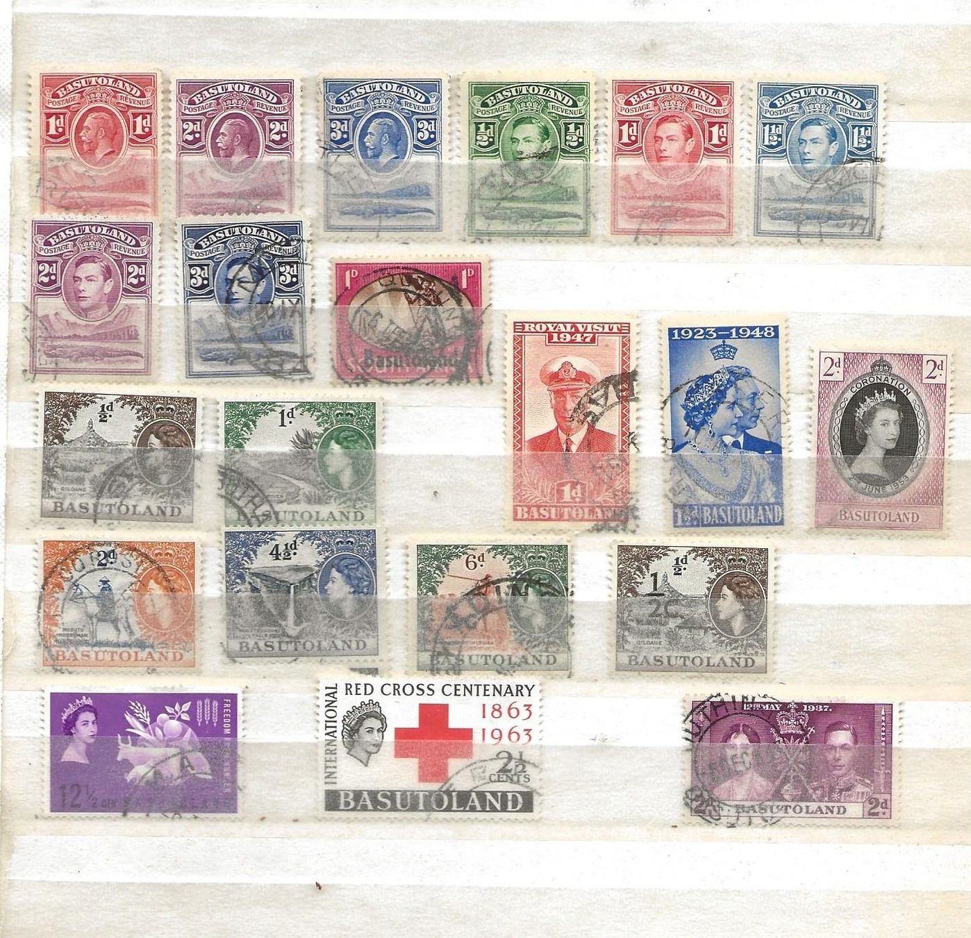 Tutti i francobolli: Basutoland 1933 ... – Usato da Sion venduto da PierreP01