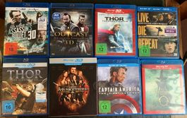 8 Blu-ray Bluray 3D wie NEU