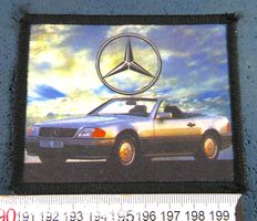 MERCEDES BENZ SL CABRIO AUFNÄHER VINTAGE