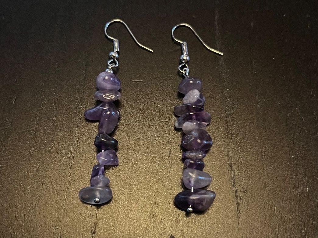 Ohrringe & -stecker: Ohrringe mit Amethyst – Neu (gemäss Beschreibung) aus Gams von Mariawicca 2