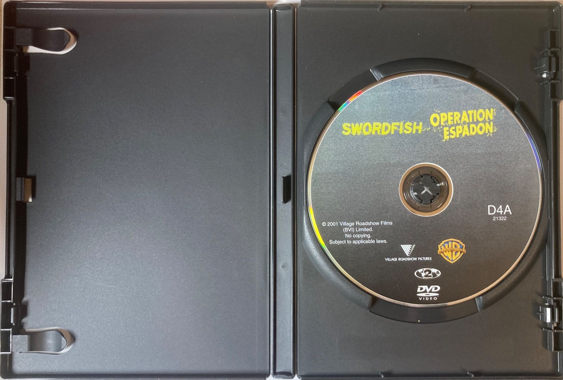 Tutti i DVDs: TRAVOLTA / JACKMAN / BERRY / CHEADLE - OPERATION ESPADON – Usato da Poliez-Pittet venduto da Newtown-Records 2