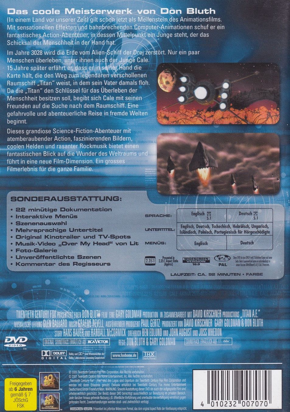 Tutti i DVDs: DVD ab Fr. 1.--, Titan A.E. – Usato da Lausen venduto da Mondeo10628 1