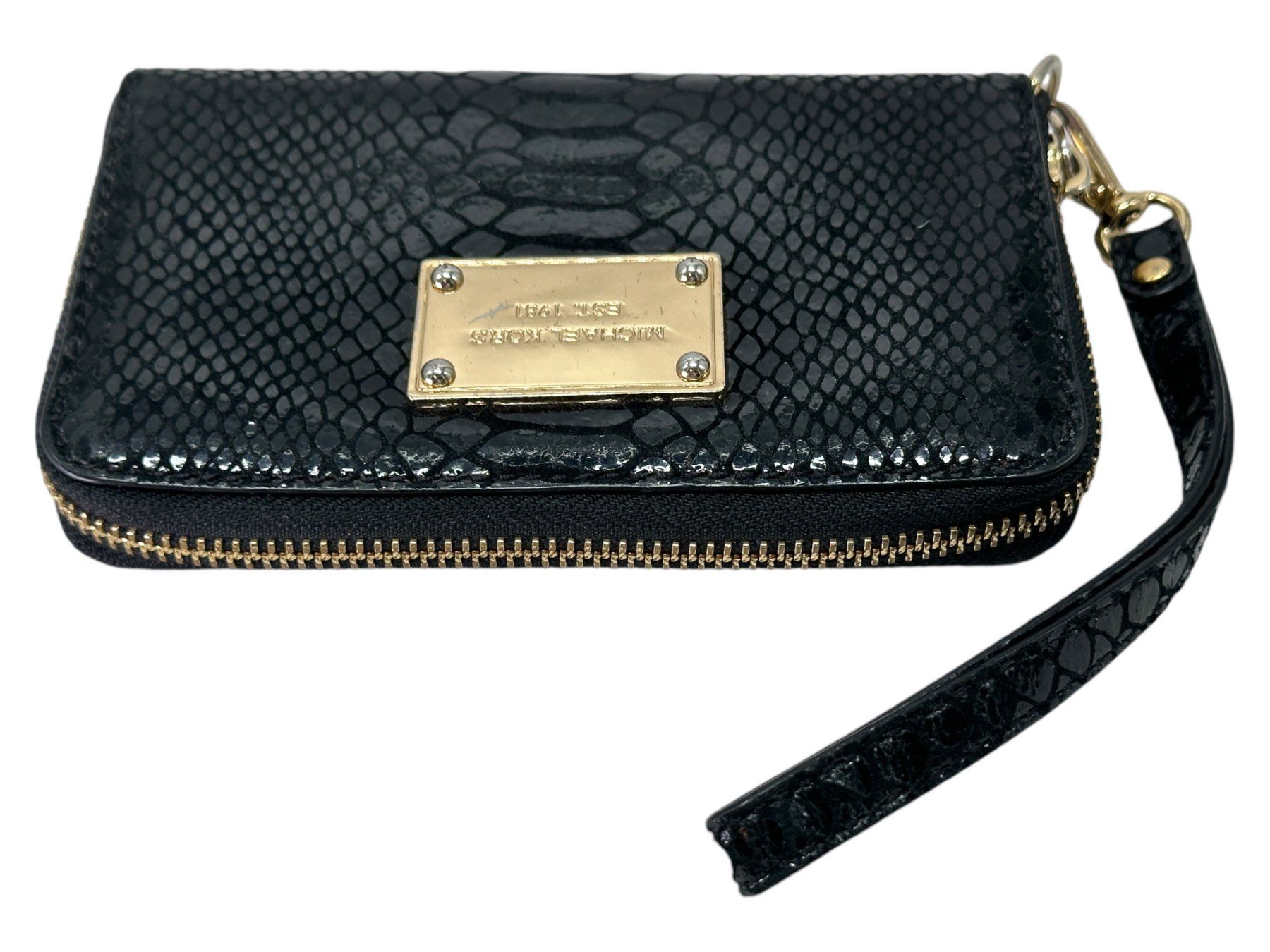 Michael Kors Portafogli: Portefeuille Michael Kors python noir – Usato da Morges venduto da vintix 7