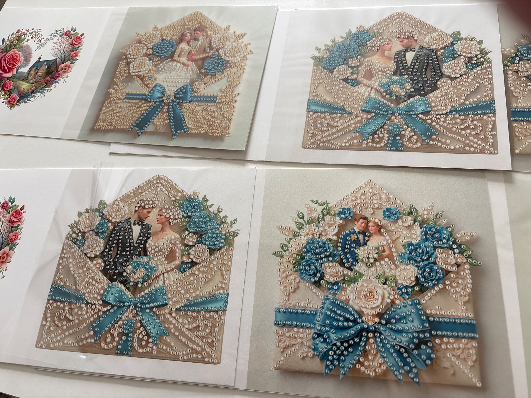 Kit bricolage: Diamant Paiting Karten – Nuovo e nell'imballaggio originale da Amriswil venduto da SCHLOSSGEISTLI 1