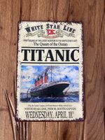 Titanic - schönes Blechschild - 20x30 CM -  neu!!!