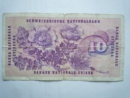 10 Franken Note, 7. März 1973
