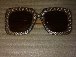DAMEN SONNENBRILLE,,,BEIGE,,,GLANZIG,,UV 400