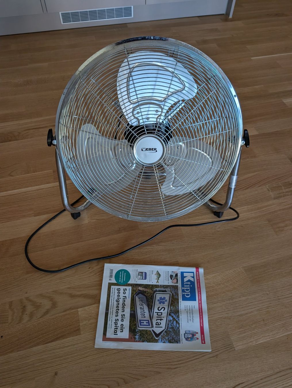 Ventilatoren: Grosser Weber Standventilator Metall Durchmesser 3 Stufen – Gebraucht aus Oberdorf NW von Paraglider83 1