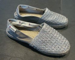 ++ original ESPADRILLES ++ beige / silber ++ Gr. 40 ++