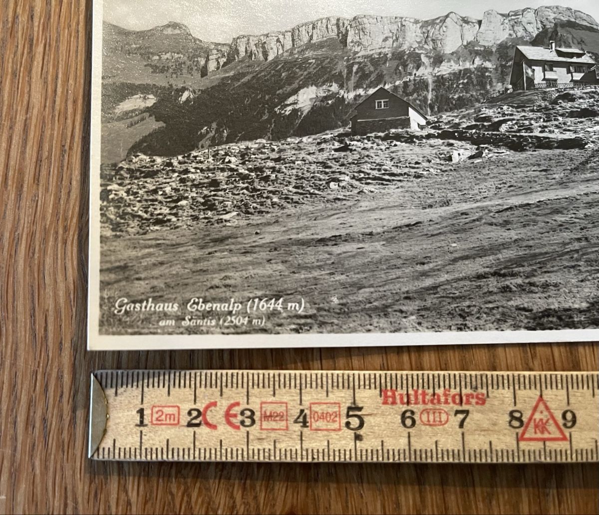 Cartoline postali: Antike Ansichtskarte Ebenalp Appenzeller – Usato da Waldstatt venduto da Cremschnitte 1