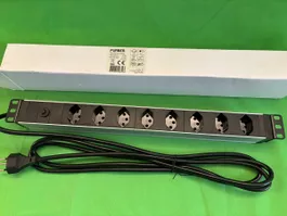 Steckdosenleiste Furber 19 Zoll 8-fach T13 neuwertig
