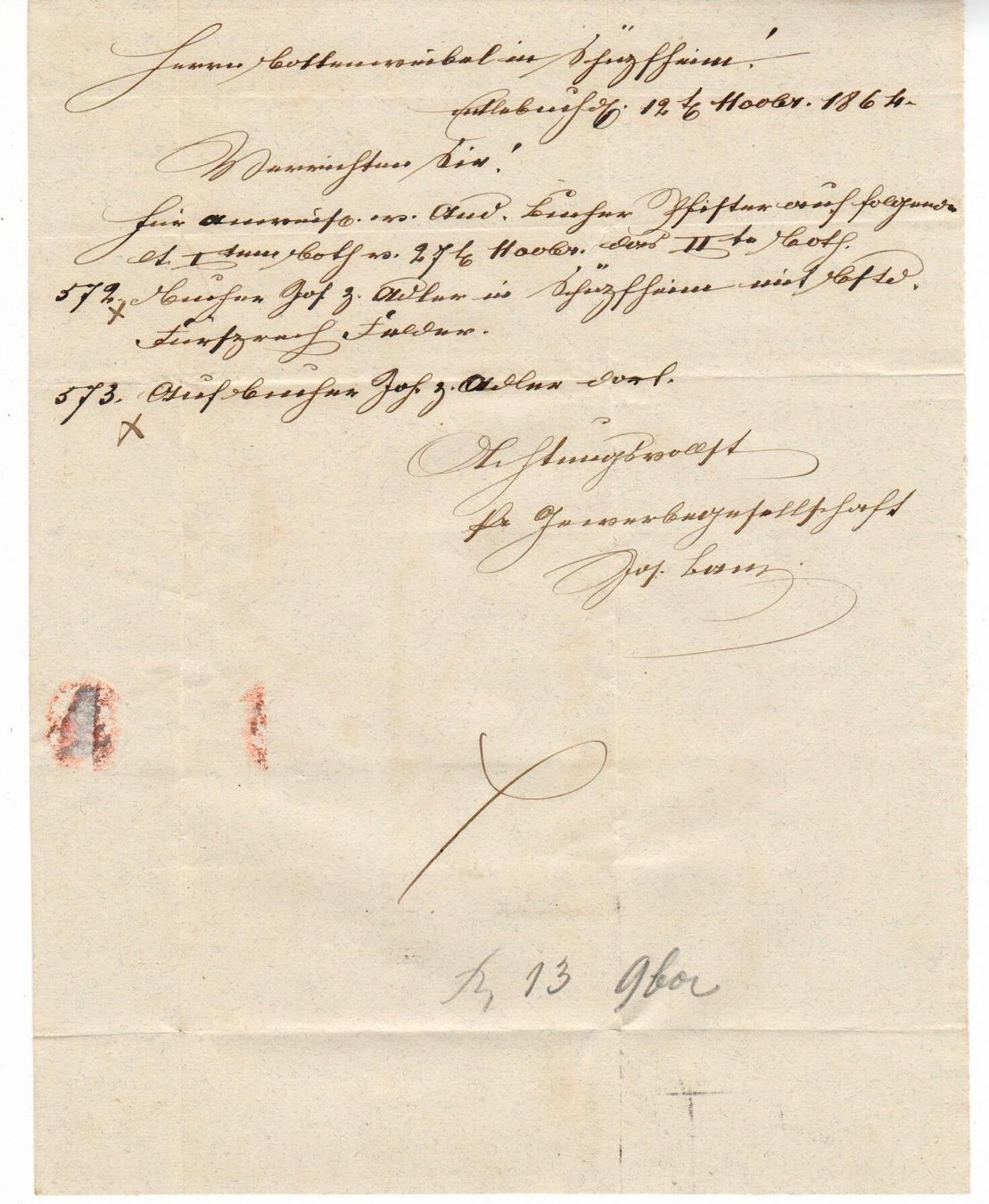 Tutti i francobolli: Faltbrief  1864 aus Entlebuch – Usato da Wolhusen venduto da Curver9 1