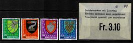 1979 Serie Pro Patria mit Ersttagsstempel