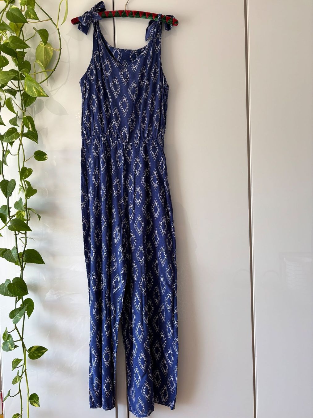 Tute: Jumpsuit blau gemustert – Usato da Zürich venduto da missmodernage