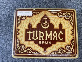 Antike Blechdose Turmac Zigaretten Brun, Zürich